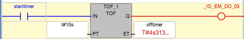 what is off delay timer (TOF)